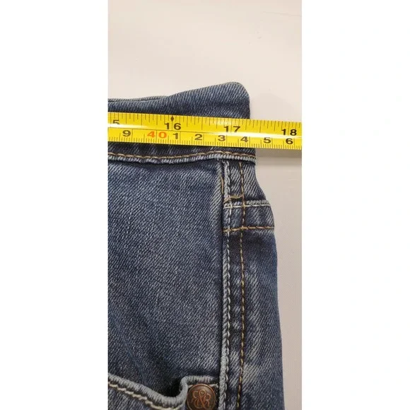 Rock & Republic Mens Straight Leg Jeans Medium Wash Blue Denim 34x34 - Picture 7 of 16